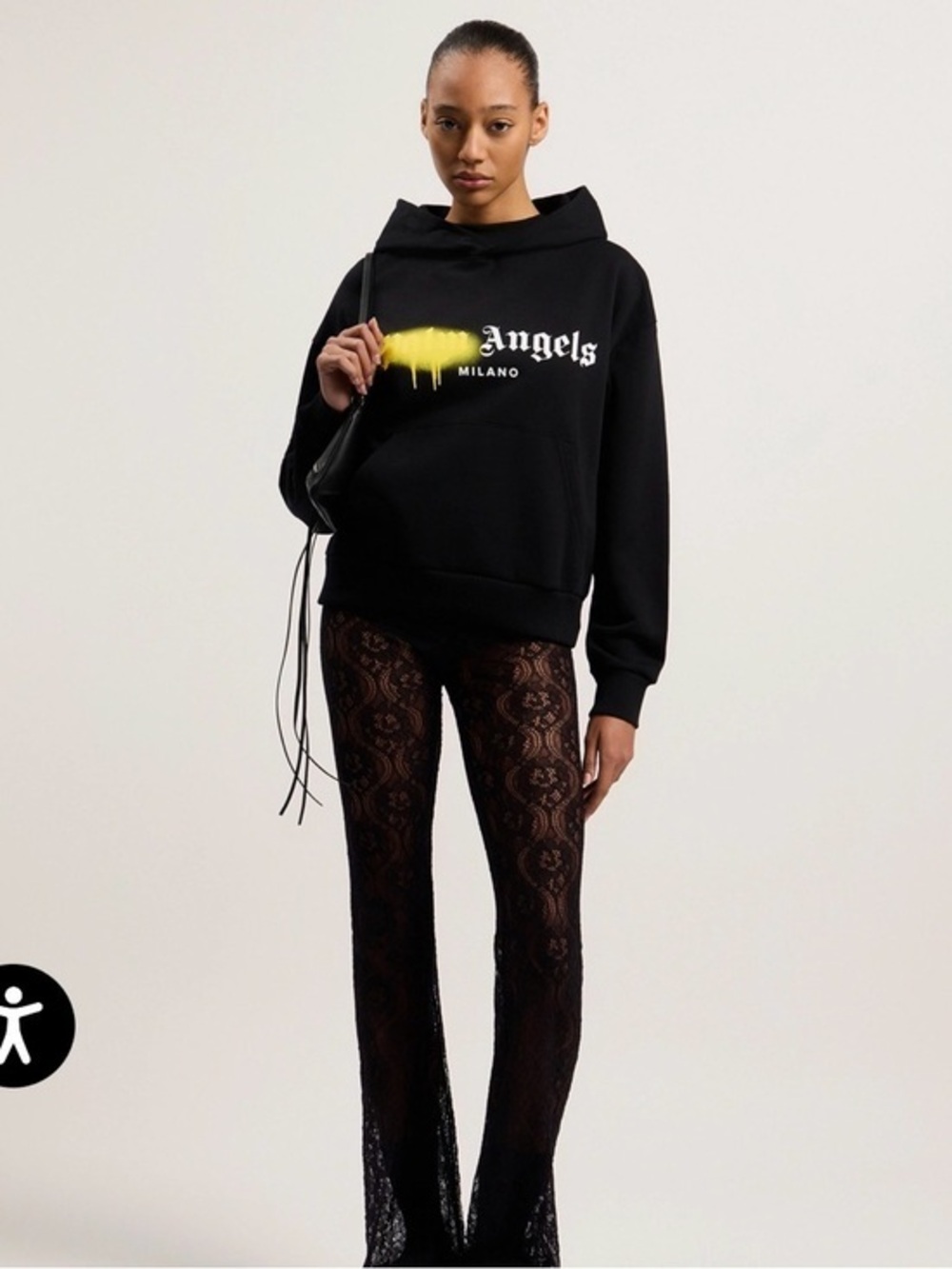 Palm Angels LA Spray City Hoodie Medium M